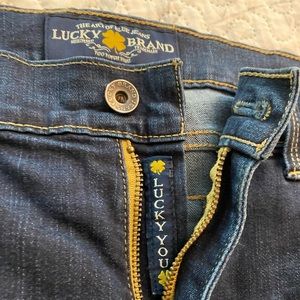Lucky Brand Dark Blue Sofia Skinny Jeans